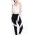 Tuna London Black Solid Polly Cotton Lycra Track Pants For Women