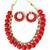 Silk thread jewellery Beautiful silk thread Loop necklace With Earring Jewellery Set