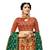 Maroon & Green Jacquard Banarasi Silk Wedding Lehenga Choli With Blouse