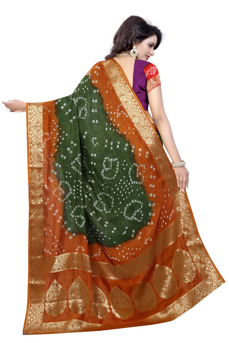 multicolor blouse for silk saree