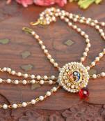 Designer Wedding Bridal Pearl Kundan Diamond Maang Tikka