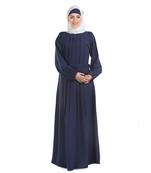 Blue Kashibo Islamic Look Arabian Style Daily Wear For Women Long Abaya
