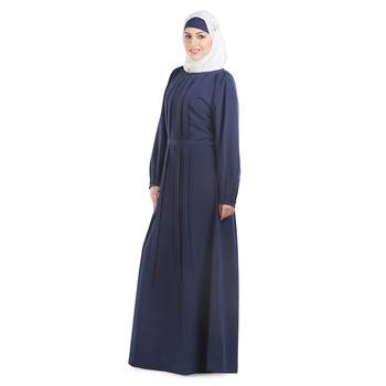 Blue Kashibo Islamic Look Arabian Style Daily Wear For Women Long Abaya 2