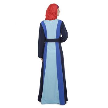 Multicolor Polyester Islamic Look Arabian Style Daily Wear For Women Long Abaya 3
