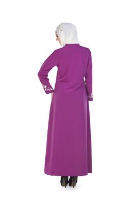 Magenta Kashibo Daily Wear Islamic Look Arabian Style For Women Long Abaya 3