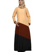 Multicolor Polyester Daily Wear Islamic Look Arabian Style For Women Long Abaya