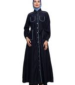 Blue Kashibo Daily Wear Islamic Look Arabian Style For Women Long Abaya