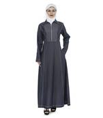 g Denim Daily Wear Islamic Look Arabian Style For Women Long Abaya