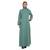 Green Polyester Daily Wear Islamic Look Arabian Style For Women Long Abaya