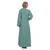 Green Polyester Daily Wear Islamic Look Arabian Style For Women Long Abaya