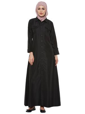 Blue Kashibo Daily Wear Islamic Look Arabian Style For Women Long Abaya 1