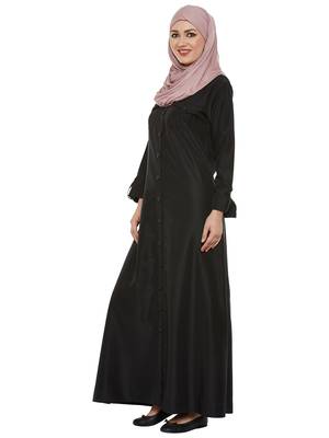 Blue Kashibo Daily Wear Islamic Look Arabian Style For Women Long Abaya 3