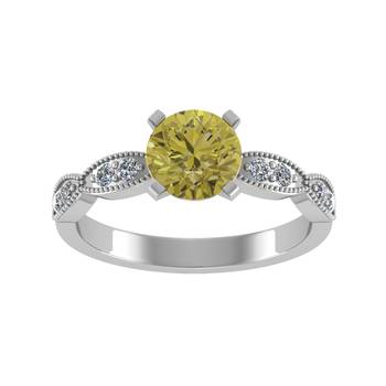 Silver cubic zirconia rings 1