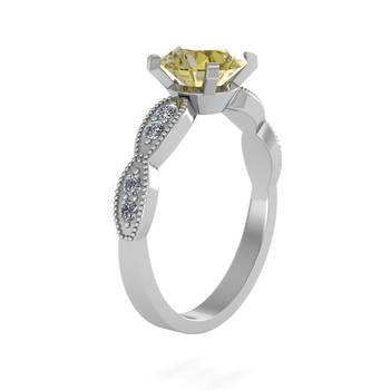 Silver cubic zirconia rings 3