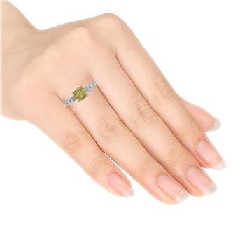Silver cubic zirconia rings 4
