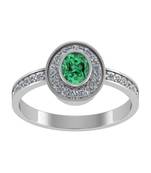 Silver cubic zirconia rings