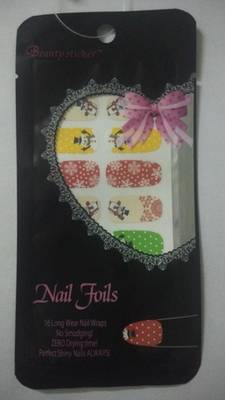 Shimmer 'n sparkle, new fashion metallic shining nail art sticker, french style nail art decoration 1