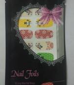 Shimmer 'n sparkle, new fashion metallic shining nail art sticker, french style nail art decoration