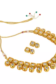 Wedding Kundan Necklace set for Women Party Wear
