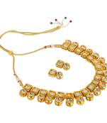 Wedding Kundan Necklace set for Women Party Wear