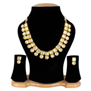 Wedding Kundan Necklace set for Women Party Wear 2