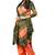 Mehendi Colour Satin Cotton Salwar Suit Dupatta Bandhani Dress Material