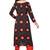 dark-brown Colour Satin Cotton Salwar Suit Dupatta Bandhani Dress Material