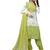 light-lime Colour Satin Cotton Salwar Suit Dupatta Bandhani Dress Material