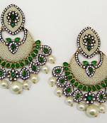 Pearl Chand Bali Chandelier Earrings