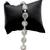 Elegant Silver-Plated Korean Stone Studded Women Bracelet