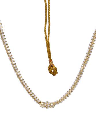 Traditional Handmade White Crystal Jewellery Necklace For Womens And Girls 2