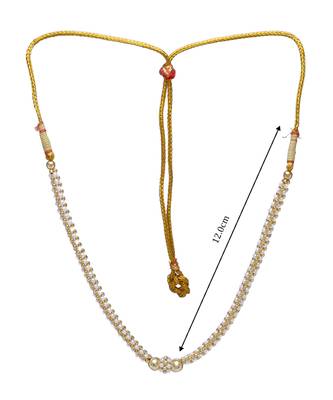 Traditional Handmade White Crystal Jewellery Necklace For Womens And Girls 3