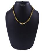 Traditional Handmade Gold And Black Crystal Jewellery Haar/Necklace For Women And Girls
