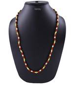 Fancy Bormal Gold Plated White Crystal Jewellerynecklace/Haar For Women And Girls