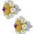 Traditional Handmade Thushi And White Crystal Pendal Jewellery Necklace And Earring Set For Womens And Girls