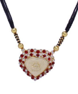 Handmade Traditional Jewellery Laxmi Pendal Mangalsutra For Womens/Girls 2