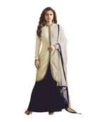 cream georgette cotton semi_stitched palazzo ethnic-suits