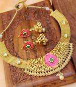 Pink Agate Necklace Sets