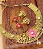 Pink Agate Necklace Sets