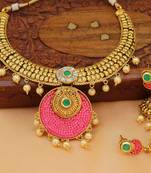 Pink Agate Necklace Sets