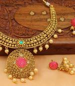 Pink Agate Necklace Sets