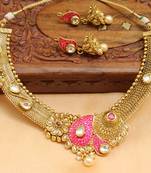 Pink Agate Necklace Sets