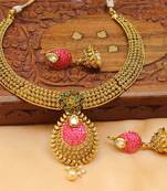 Pink Agate Necklace Sets