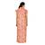 Orange and Beige colour Floral Design Printed High Collar neck cotton nighty for Ladies Full Length Night Gown