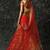 Red silk heavy embroidery bridal lehenga with dupatta