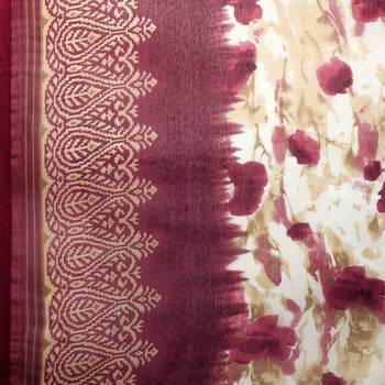 Wine Digital Print Crepe Salwar 3