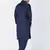 Men Blue Cotton Pathani/Khan Suit Set