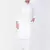 Men White Cotton Pathani/Khan Suit Set