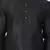 Men Black Cotton Silk Kurta And Pyjama Set