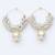 Foppish Mart Pearl White Desire Hoops For Women